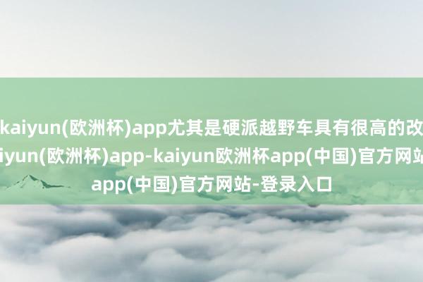 kaiyun(欧洲杯)app尤其是硬派越野车具有很高的改装空间-kaiyun(欧洲杯)app-kaiyun欧洲杯app(中国)官方网站-登录入口