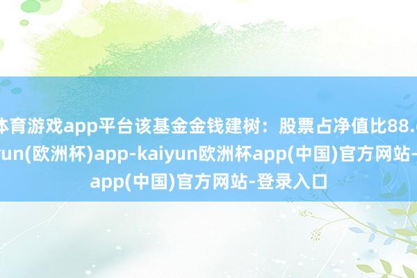 体育游戏app平台该基金金钱建树：股票占净值比88.65%-kaiyun(欧洲杯)app-kaiyun欧洲杯app(中国)官方网站-登录入口