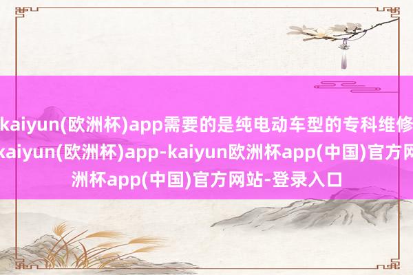 kaiyun(欧洲杯)app需要的是纯电动车型的专科维修东说念主员-kaiyun(欧洲杯)app-kaiyun欧洲杯app(中国)官方网站-登录入口